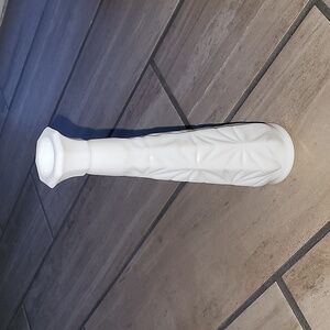 Milk glass bud vase